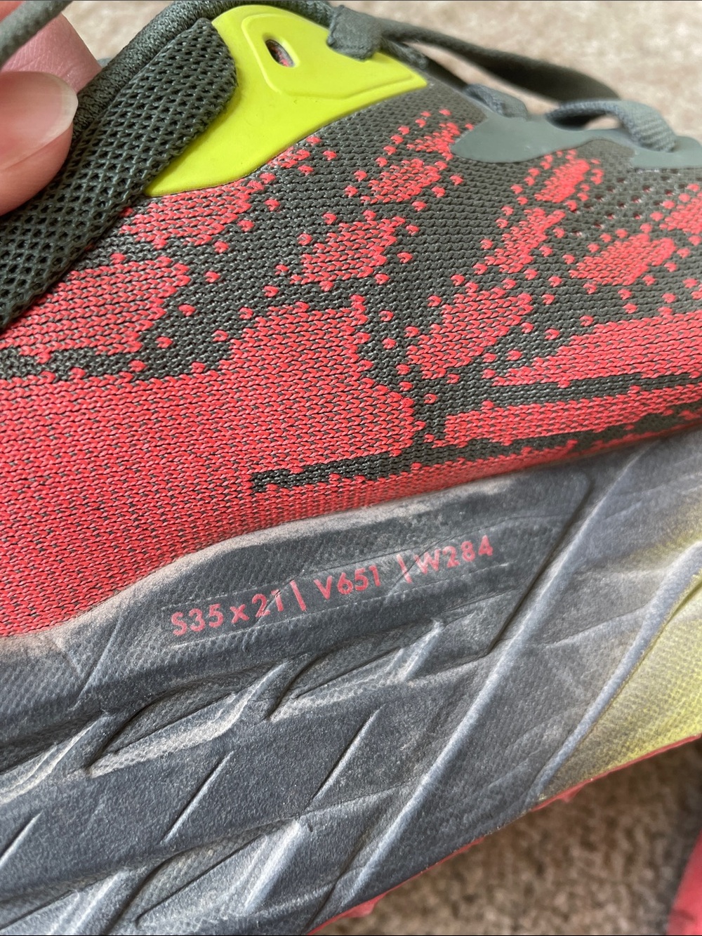 Hoka Speedgoat 5 Men's Running Shoes Sneakers 11.5 Athletic Lightweight Trail - Picture 10 of 15